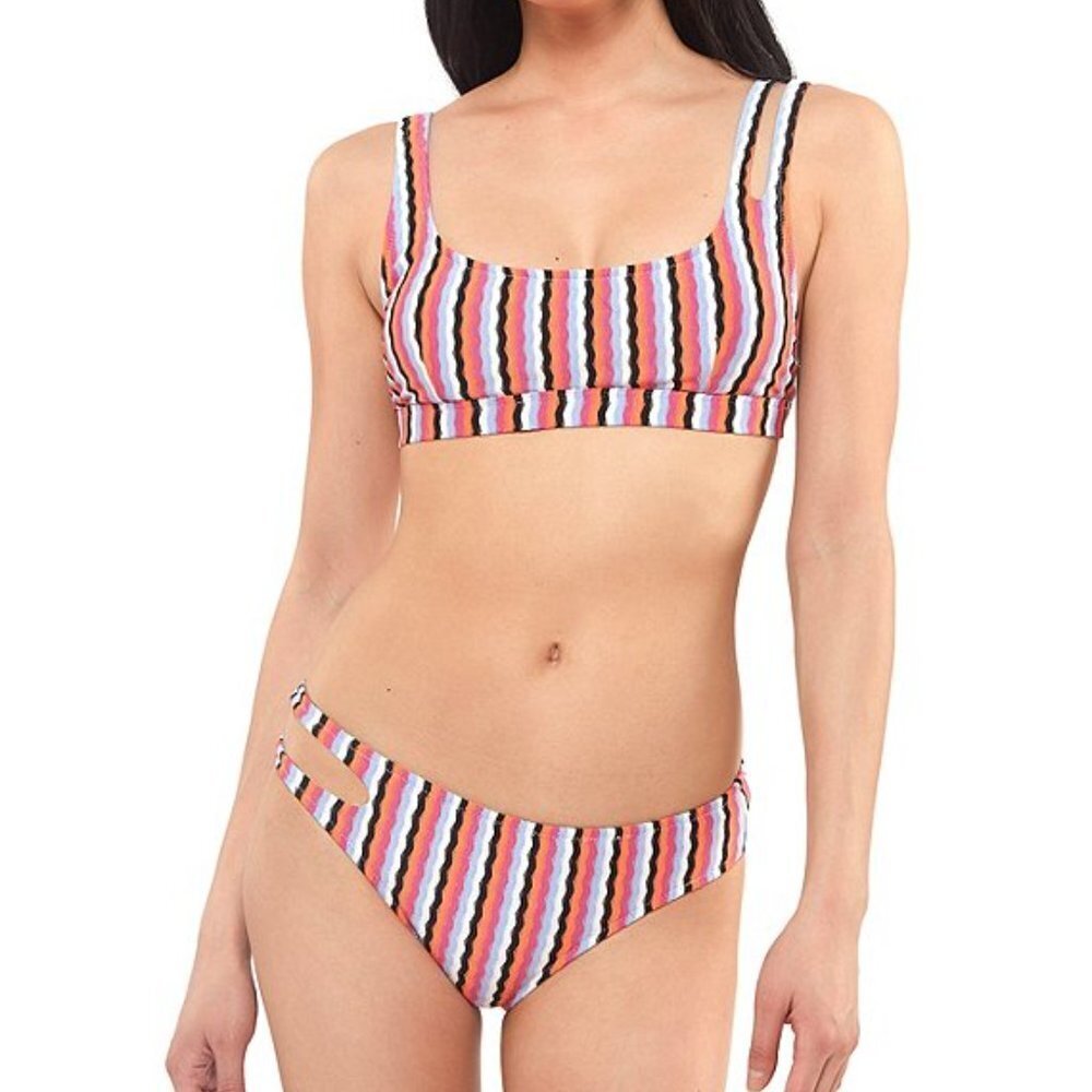 Jessica Simpson Got The Groove Slash Strap Bikini